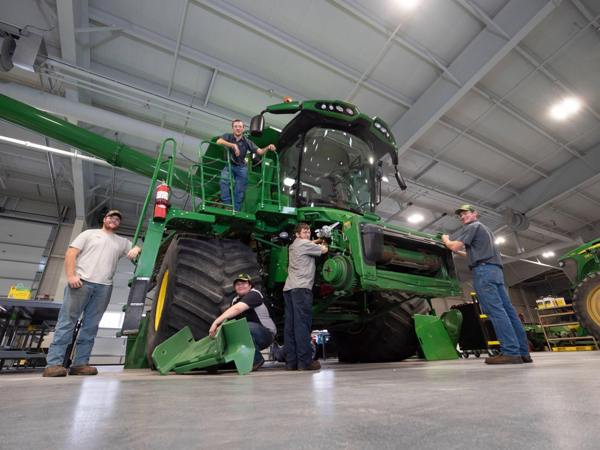 John Deere tech warehouse.